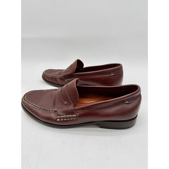 Johnston & Murphy Brown Leather Men\'s Penny Slip On Loafer Size 10 main image 6